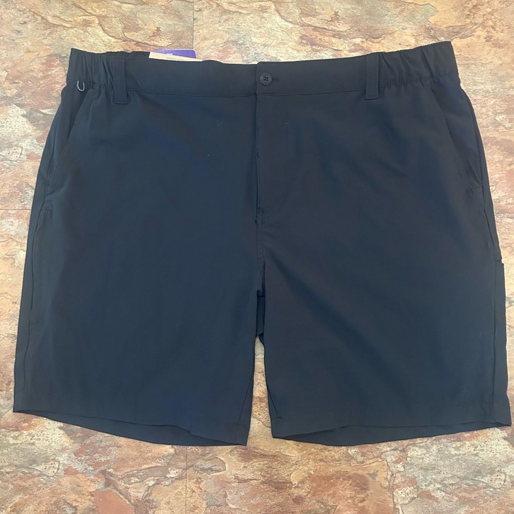 Eddie Bauer Men's XXL Black Performance Shorts NWT Hiking Travel Lightweight